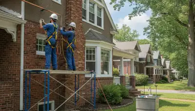 Philadelphia, PA plumber repairing a pipe for a local plumbing repair service