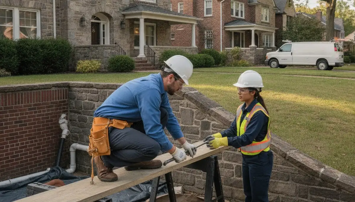 Philadelphia, PA plumber repairing a leak for residential plumbing service