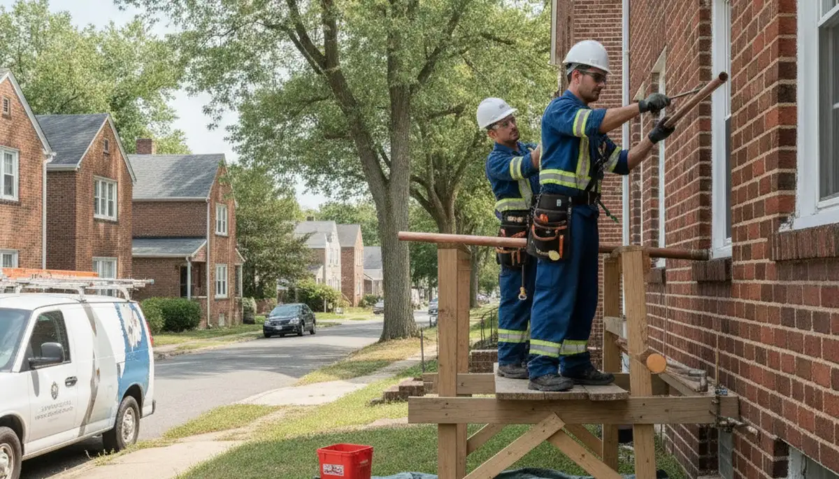 Philadelphia, PA plumber repairing a leak for a local plumbing service task