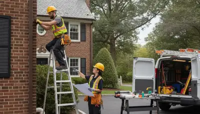 Philadelphia, PA plumbing repair technician fixing a residential pipe leak