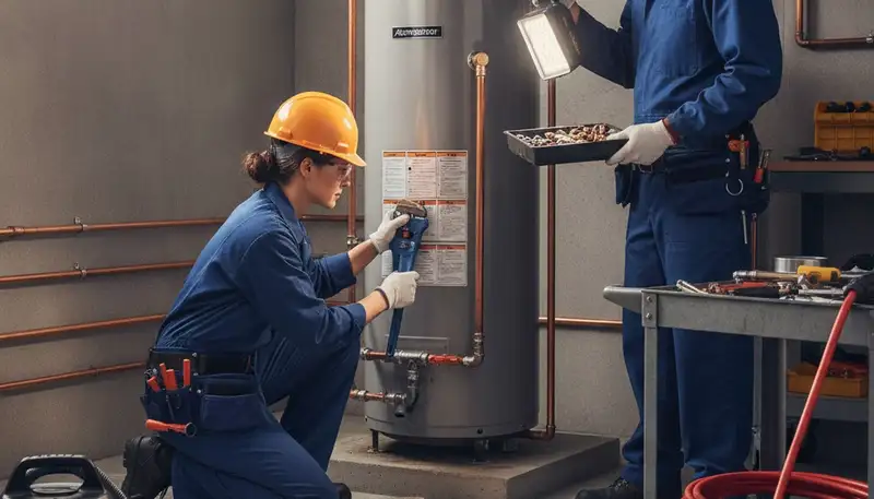 Philadelphia, PA plumber repairing home plumbing pipes for leak and pressure issues