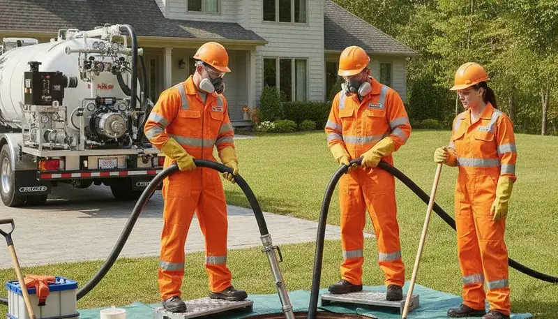 Septic tank cleaning service in Philadelphia, PA for residential plumbing repair and maintenance