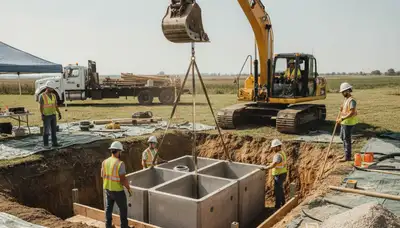 Septic tank installation service in Philadelphia, PA for durable home plumbing systems